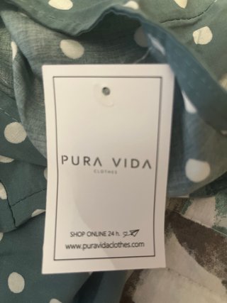 Vestido verde de lunares