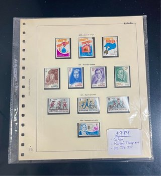 1979 Sellos y hojas España