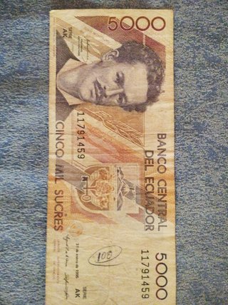 Lote de Billetes antiguos.