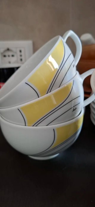 Set 6 Tazze da Caffè/Cappuccino con Piattini