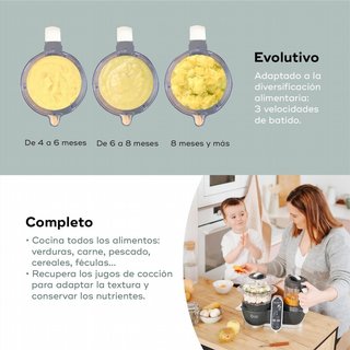 Babymoov Nutribaby(+) 6 en 1 2,2L gris