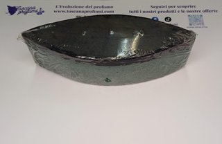 Candela verde e nera a tre stoppini
