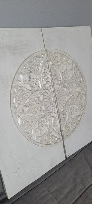 Cuadro Ikea Mandala madera
