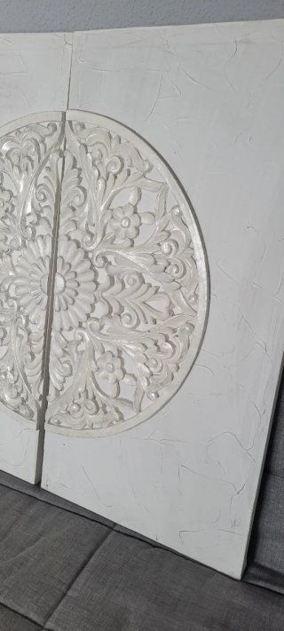 Cuadro Ikea Mandala madera