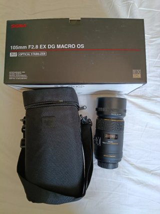 Sigma 105mm f2.8 EX DG MACRO OS para Nikon