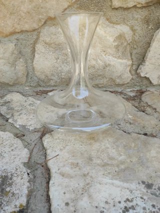 Decantador de vino de cristal