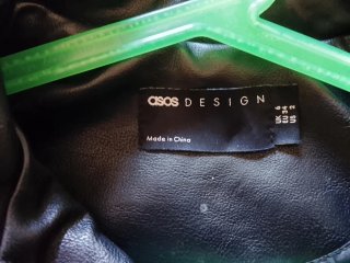 Chaqueta ASOS DESIGN Negra Talla 34