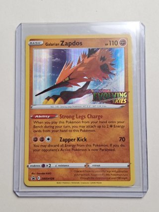 Carta Pokémon Galarian Zapdos stamp