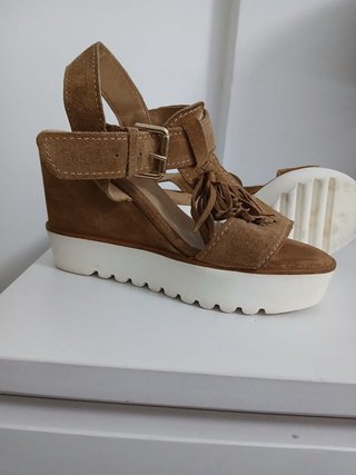Sandalias ALPE Piel Camel Talla 37