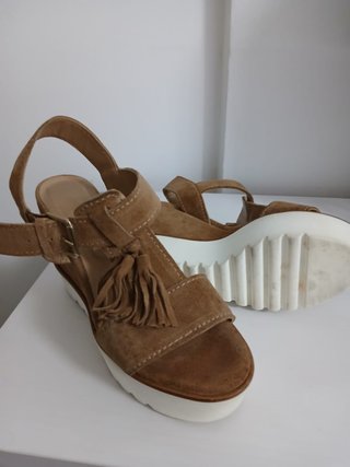 Sandalias ALPE Piel Camel Talla 37