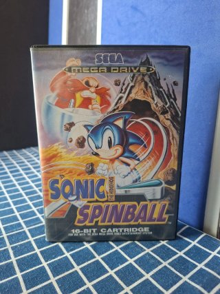 MEGADRIVE SONIC SPINBALL ORIGINAL COMPLETO