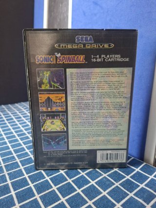 MEGADRIVE SONIC SPINBALL ORIGINAL COMPLETO