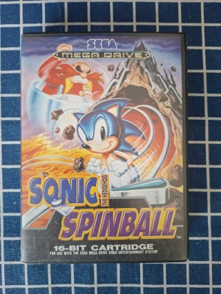 MEGADRIVE SONIC SPINBALL ORIGINAL COMPLETO