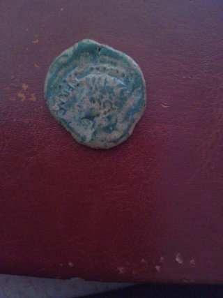 Moneda antigua bronce romano