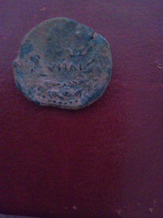 Moneda antigua bronce romano