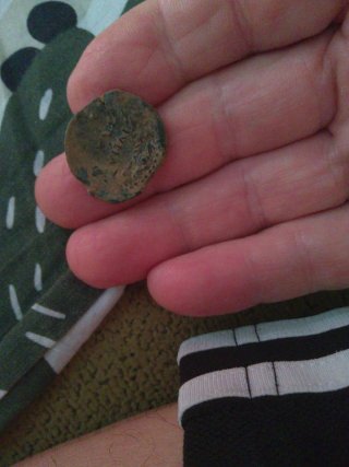 Moneda antigua bronce romano