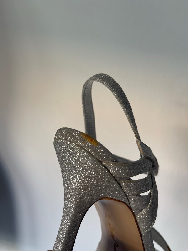 Sandali Luciano Barachini argento glitter