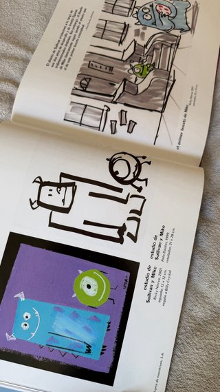 Libro de Arte Disney Pixar Monstruos S.A. Art Book