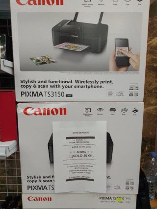 Impresora Canon PIXMA TS3150 Negra