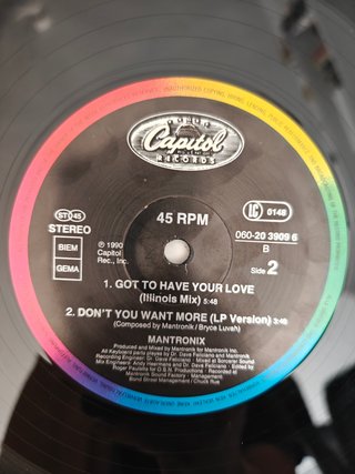 Mantronix – Take Your Time (Remix) - Vinilo 12"