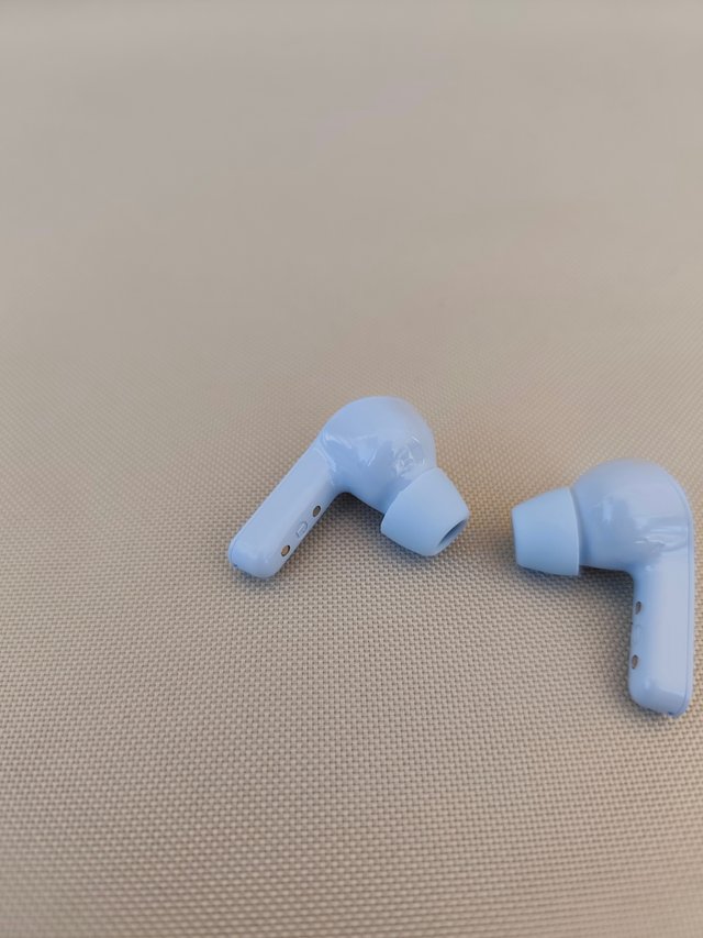 Auriculares inalámbricos TWS con estuche - Azules