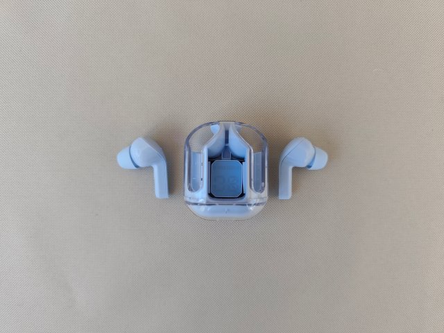 Auriculares inalámbricos TWS con estuche - Azules