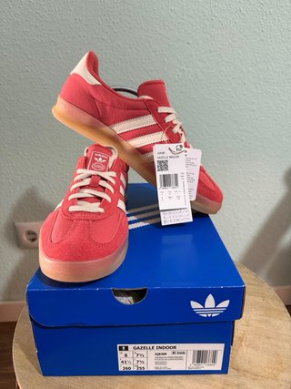 Adidas Gazelle Indoor Rojas Talla 41 1/3