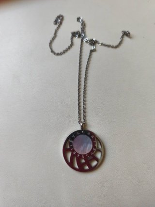 Colgante Bvlgari Nácar y Plata