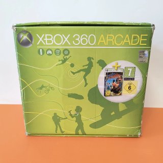 CONSOLE XBOX 360 ARCADE BIANCA MICROSOFT BUNDLE