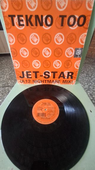 Vinilo Tekno Too - Jet-Star (A12 Nightmare Mix)
