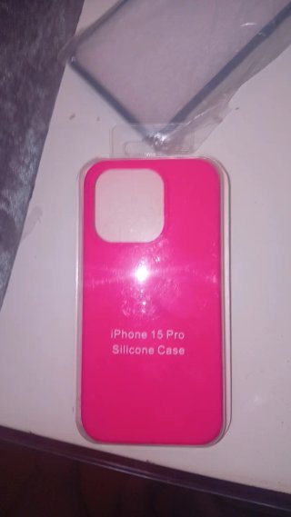 Funda Silicona iPhone 15 Pro Rosa