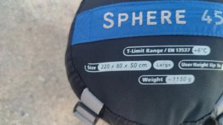 Saco de dormir Deuter Sphere 450