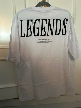 Camiseta blanca oversize Yourturn Legends