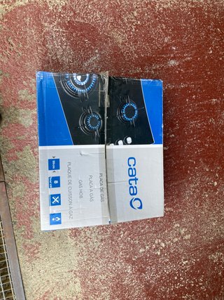 Placa de gas butano