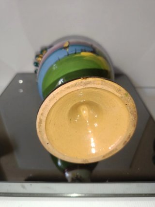 Vaso ceramica smaltata vintage