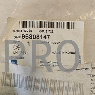 EMBELLECEDOR ANTINIEBLA IZQUIERDO CHEVROLET AVEO
