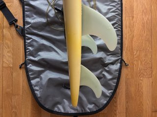 Tabla de surf epoxy Indio 6'6” 60L Banana