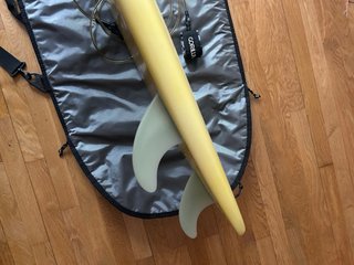 Tabla de surf epoxy Indio 6'6” 60L Banana