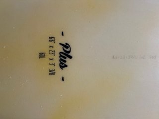 Tabla de surf epoxy Indio 6'6” 60L Banana