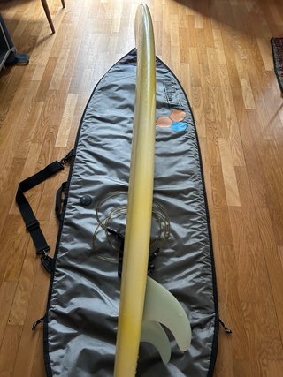 Tabla de surf epoxy Indio 6'6” 60L Banana