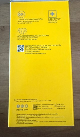 Sacaleches eléctrico Medela (sin estrenar)