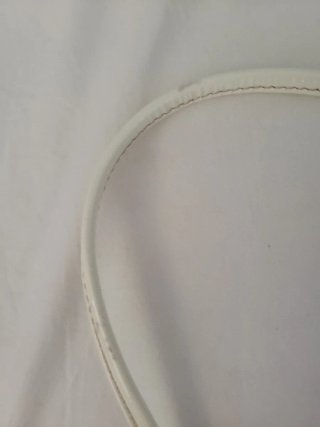 Pochette Coach monogramma marrone e bianca