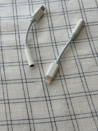 x2 Adaptador Lightning a Jack 3.5mm
