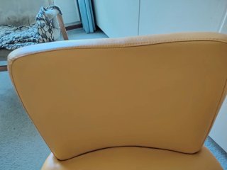 Sillón amarillo polipiel
