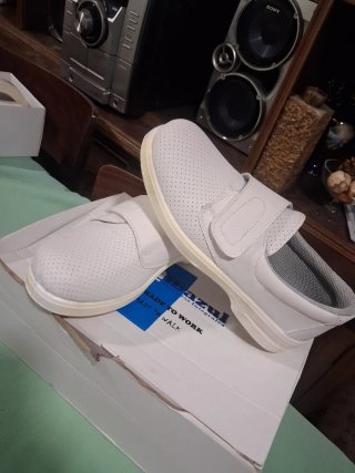 Zapatos de trabajo blancos unisex