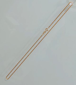 Cordón chapado en oro