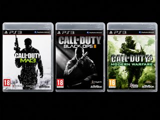 Lote Call of Duty PS3
