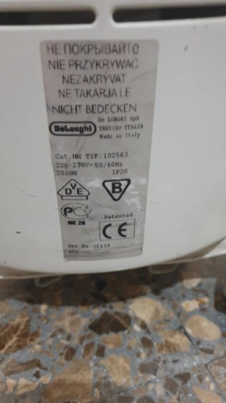 Radiador DeLonghi Bajo Consumo