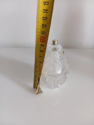 Joyero vintage pera cristal de plomo y Plata 925