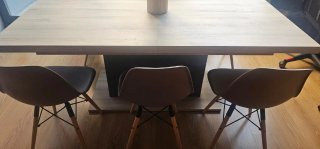 Mesa de centro extensible madera